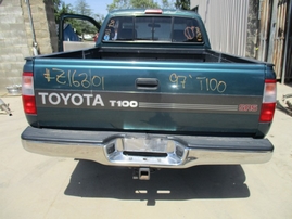 1997 TOYOTA T100 SR5 GREEN XTRA CAB 3.4L AT 4WD Z16301